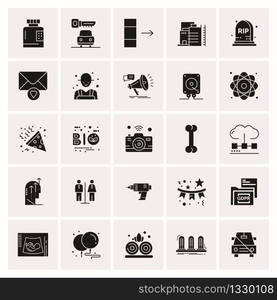 25 Universal Business Icons Vector. Creative Icon Illustration to use in web and Mobile Related project.