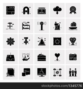 25 Universal Business Icons Vector. Creative Icon Illustration to use in web and Mobile Related project.