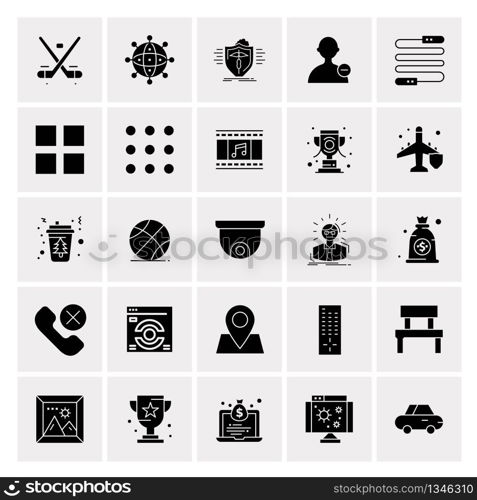 25 Universal Business Icons Vector. Creative Icon Illustration to use in web and Mobile Related project.