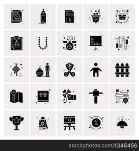 25 Universal Business Icons Vector. Creative Icon Illustration to use in web and Mobile Related project.