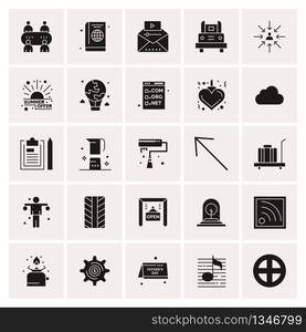 25 Universal Business Icons Vector. Creative Icon Illustration to use in web and Mobile Related project.