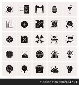 25 Universal Business Icons Vector. Creative Icon Illustration to use in web and Mobile Related project.