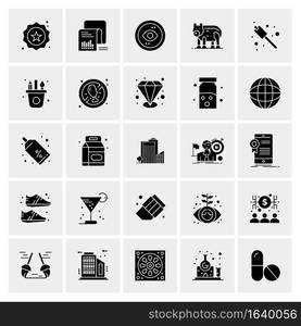 25 Universal Business Icons Vector. Creative Icon Illustration to use in web and Mobile Related project.