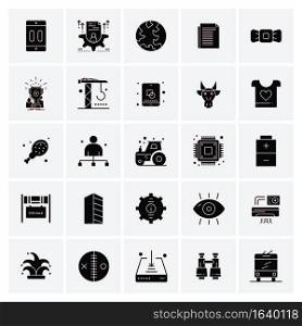 25 Universal Business Icons Vector. Creative Icon Illustration to use in web and Mobile Related project.