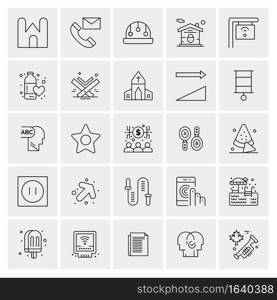 25 Universal Business Icons Vector. Creative Icon Illustration to use in web and Mobile Related project.