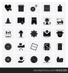 25 Universal Business Icons Vector. Creative Icon Illustration to use in web and Mobile Related project.