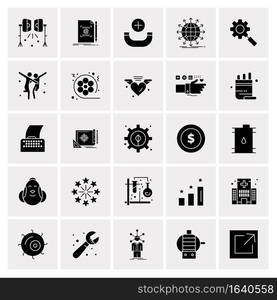 25 Universal Business Icons Vector. Creative Icon Illustration to use in web and Mobile Related project.