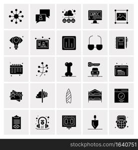 25 Universal Business Icons Vector. Creative Icon Illustration to use in web and Mobile Related project.