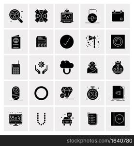 25 Universal Business Icons Vector. Creative Icon Illustration to use in web and Mobile Related project.