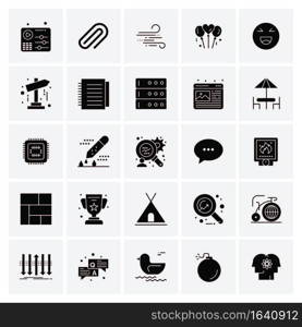 25 Universal Business Icons Vector. Creative Icon Illustration to use in web and Mobile Related project.