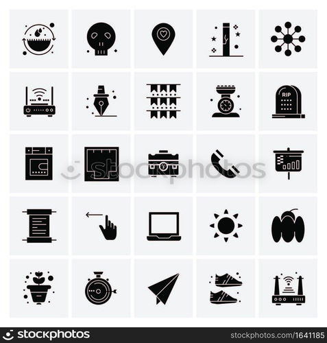 25 Universal Business Icons Vector. Creative Icon Illustration to use in web and Mobile Related project.