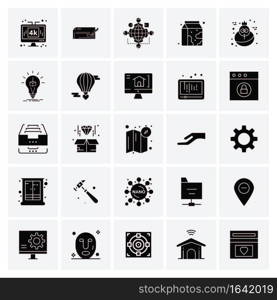 25 Universal Business Icons Vector. Creative Icon Illustration to use in web and Mobile Related project.