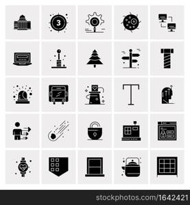 25 Universal Business Icons Vector. Creative Icon Illustration to use in web and Mobile Related project.