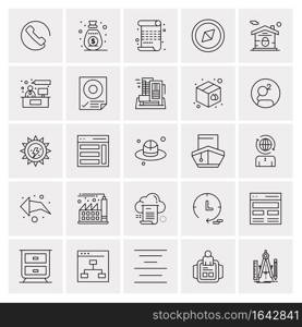 25 Universal Business Icons Vector. Creative Icon Illustration to use in web and Mobile Related project.