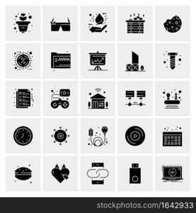 25 Universal Business Icons Vector. Creative Icon Illustration to use in web and Mobile Related project.