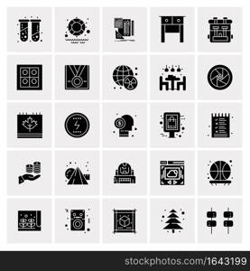 25 Universal Business Icons Vector. Creative Icon Illustration to use in web and Mobile Related project.