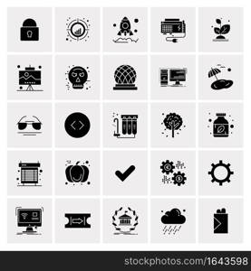 25 Universal Business Icons Vector. Creative Icon Illustration to use in web and Mobile Related project.