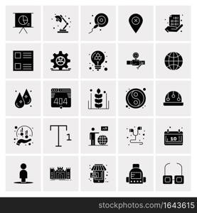 25 Universal Business Icons Vector. Creative Icon Illustration to use in web and Mobile Related project.