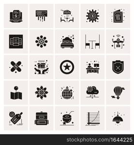 25 Universal Business Icons Vector. Creative Icon Illustration to use in web and Mobile Related project.