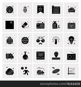 25 Universal Business Icons Vector. Creative Icon Illustration to use in web and Mobile Related project.