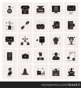 25 Universal Business Icons Vector. Creative Icon Illustration to use in web and Mobile Related project.