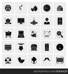 25 Universal Business Icons Vector. Creative Icon Illustration to use in web and Mobile Related project.