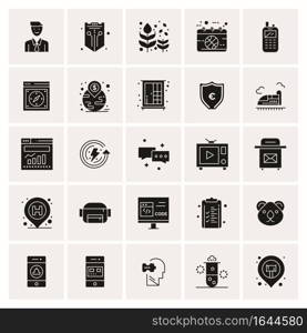 25 Universal Business Icons Vector. Creative Icon Illustration to use in web and Mobile Related project.