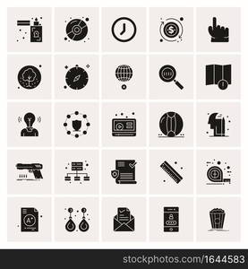 25 Universal Business Icons Vector. Creative Icon Illustration to use in web and Mobile Related project.