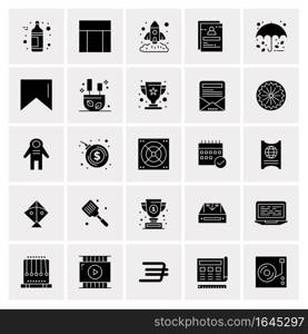 25 Universal Business Icons Vector. Creative Icon Illustration to use in web and Mobile Related project.