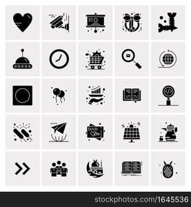 25 Universal Business Icons Vector. Creative Icon Illustration to use in web and Mobile Related project.