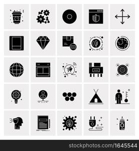 25 Universal Business Icons Vector. Creative Icon Illustration to use in web and Mobile Related project.