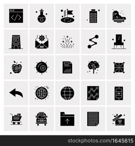 25 Universal Business Icons Vector. Creative Icon Illustration to use in web and Mobile Related project.