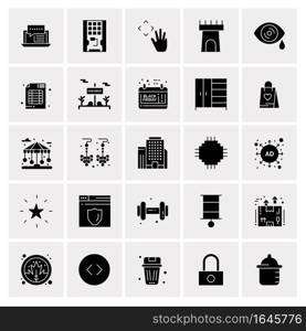 25 Universal Business Icons Vector. Creative Icon Illustration to use in web and Mobile Related project.