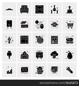 25 Universal Business Icons Vector. Creative Icon Illustration to use in web and Mobile Related project.