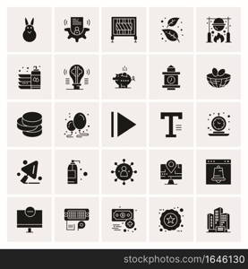 25 Universal Business Icons Vector. Creative Icon Illustration to use in web and Mobile Related project.