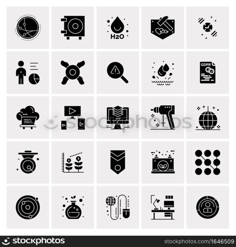 25 Universal Business Icons Vector. Creative Icon Illustration to use in web and Mobile Related project.