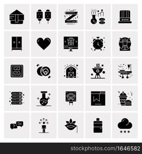 25 Universal Business Icons Vector. Creative Icon Illustration to use in web and Mobile Related project.