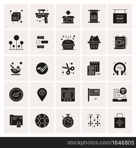 25 Universal Business Icons Vector. Creative Icon Illustration to use in web and Mobile Related project.