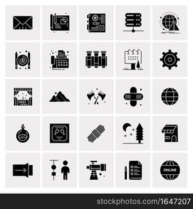 25 Universal Business Icons Vector. Creative Icon Illustration to use in web and Mobile Related project.