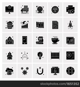 25 Universal Business Icons Vector. Creative Icon Illustration to use in web and Mobile Related project.