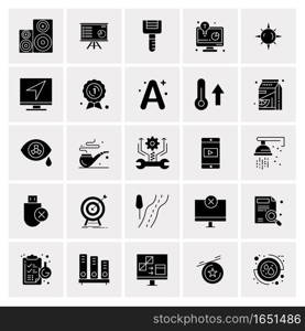 25 Universal Business Icons Vector. Creative Icon Illustration to use in web and Mobile Related project.