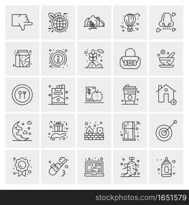 25 Universal Business Icons Vector. Creative Icon Illustration to use in web and Mobile Related project.