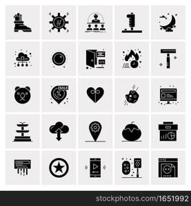 25 Universal Business Icons Vector. Creative Icon Illustration to use in web and Mobile Related project.