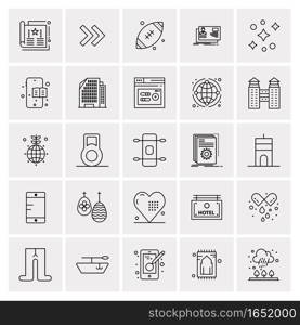 25 Universal Business Icons Vector. Creative Icon Illustration to use in web and Mobile Related project.