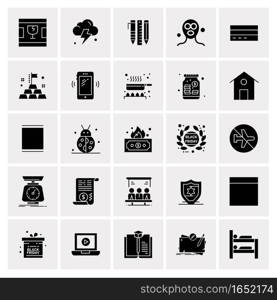 25 Universal Business Icons Vector. Creative Icon Illustration to use in web and Mobile Related project.