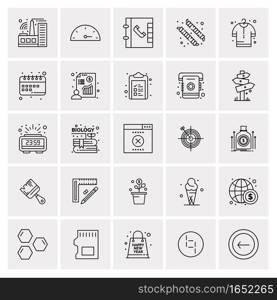 25 Universal Business Icons Vector. Creative Icon Illustration to use in web and Mobile Related project.