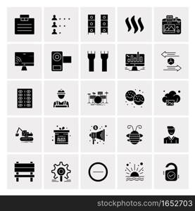 25 Universal Business Icons Vector. Creative Icon Illustration to use in web and Mobile Related project.