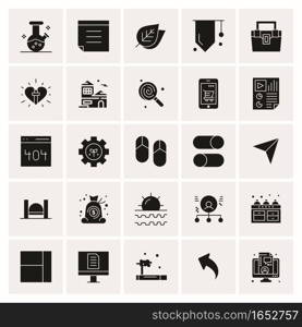 25 Universal Business Icons Vector. Creative Icon Illustration to use in web and Mobile Related project.