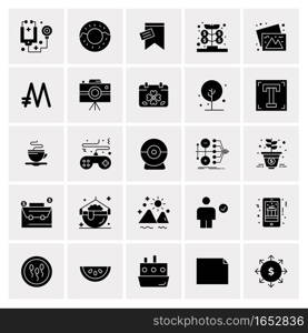 25 Universal Business Icons Vector. Creative Icon Illustration to use in web and Mobile Related project.