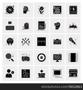 25 Universal Business Icons Vector. Creative Icon Illustration to use in web and Mobile Related project.